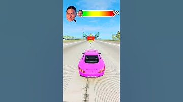 Messi ⚽ Vs CR7 Vs !! and all foot bollers? #beamngdrive #shorts