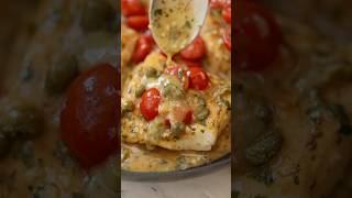 Cod with Tomatoes and Capers