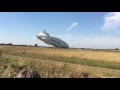 Airship crash airlander 10 crashing into the ground cardington shed airship