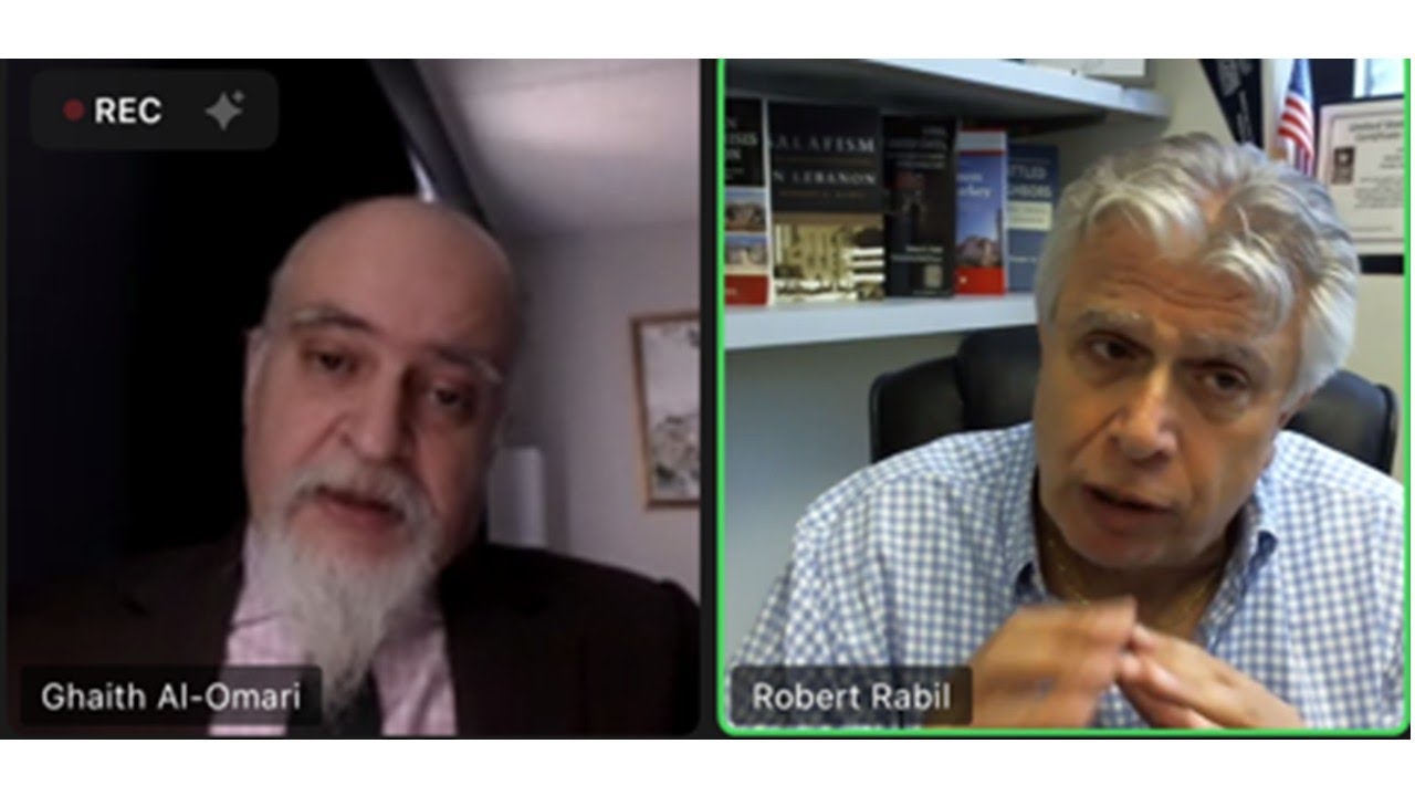 Dr. Robert Rabil Dr. Robert Rabil's interview with Gaith Al-Omari on the Future of the ...