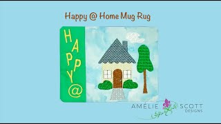 Happy @ Home Mug Rug