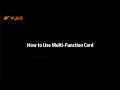 DigiBird Yukit UniLic Operation Guidance EP10 - How to Use Multi Function Card