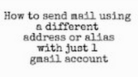 How to Send Mail using a different address or alias (BLVNP Incorporated)