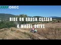 Orec ride on brush cutter  rm982f