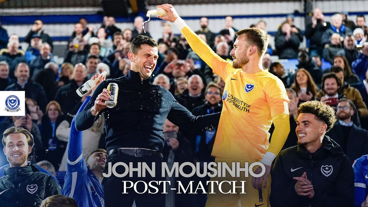 John Mousinho post-match | Pompey 3-2 Barnsley