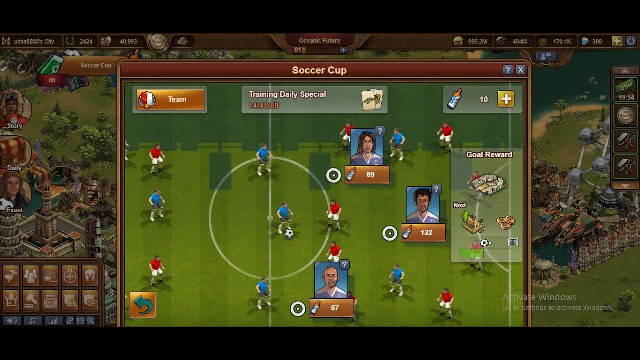 forge of empires soccer event wiki