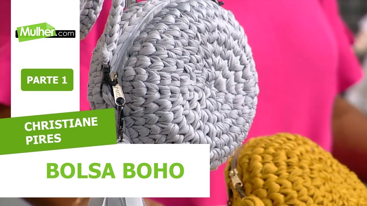 Bolsa Boho em fio de malha - Christiane Pires - 05/02/2020 P1