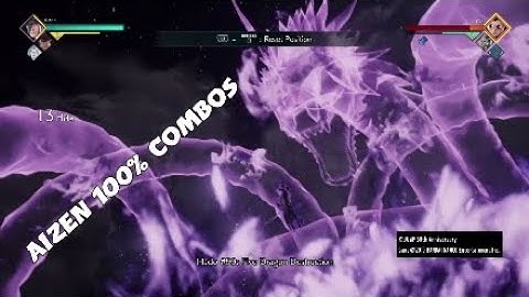 Aizen 100% Combos | Jump Force