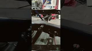 still painting the frame of the truck