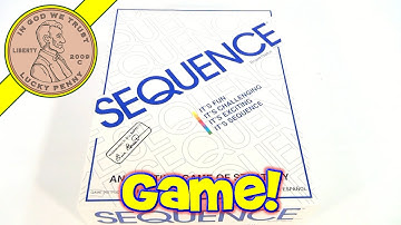 Sequence Board Game #8002, 1995 Jax Games - An Exciting Game Of Strategy