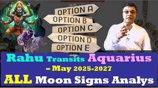Rahu transit Aquarius - ALL Moon Signs Analysis