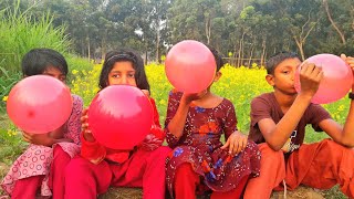 Outdoor fun with monty balloon and learn colors for kids by kids episode-95.