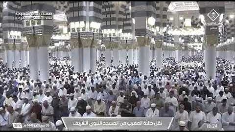 صلاة المغرب لفضيلة الشيخ د. #عبدالله_القرافي يوم السبت 5 ربيع الآخر 1447هـ سورة الانفطار كاملة.