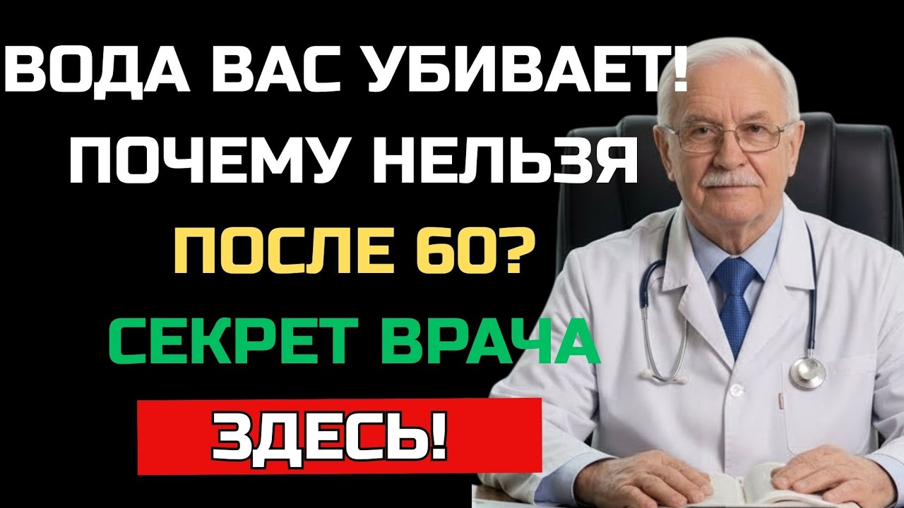 После 60 эта ошибка с водой разрушает сосуды — 90% делают её неправильно | ЗДОРОВЬЕ ПОЖИЛЫХ