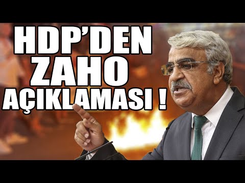 HDP'den Flaş Zaho Açıklaması