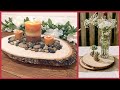 Home decoration with beautiful Wood Craft ideas/stylish wood slice ideas