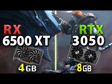 RTX 3050 vs RX 6500 XT // Test in 8 Games