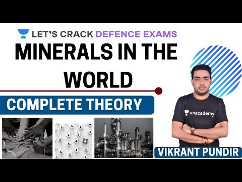 Minerals In The World | Lecture - 2 | Geography | CDS(2)/CAPF 2020 | Vikrant Pundir