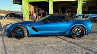 Corvette ZO6 on 19X20” Corleone forged #subscribe #funny #reels