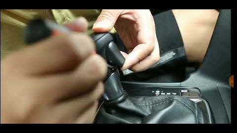 Mazda carbon style gear shift knob head install instruction