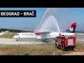 Prvi avion Air Serbia sletio na Brač (VIDEO)