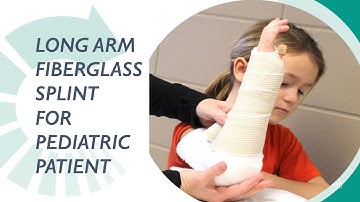 How to splint a broken arm like a pro! Step-by-step Long Arm Fiberglass Splint