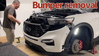 2020 - 2024 Explorer ST Front bumper removal.