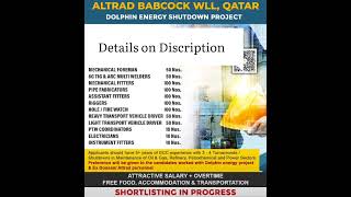 Oil and gas jobs in Qatar - Large recruitment..... Oil and gas jobs in Qatar - Large recruitment.....