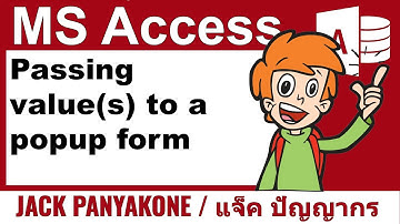 Passing values to a modal form in Microsoft Access