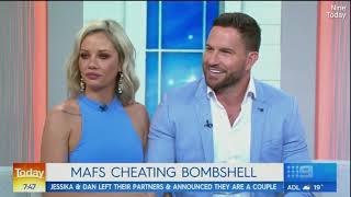 MAFS' Jessika and Dan make first live TV appearance together