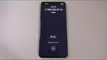 OnePlus 9 Android 12 Incoming Call