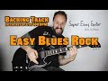 Easy Blues Rock Backing Track in the key of E at 100 BPM
