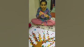 Thumbnail of button art #kidsactivities  #artist #summershorts