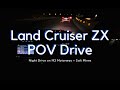 Toyota Land Cruiser ZX POV Night Drive on M2 Motorway + Salt Mines || 180km/hr