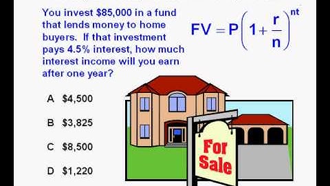 Math Models 2nd Semester 2011 ACP Review Objective 4 Savings and Interest Options