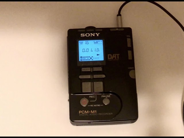 Sony PCM-M1 Professional DAT Recorder. - YouTube 