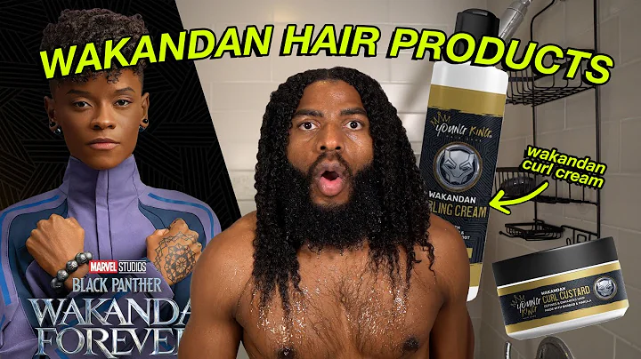 I TRIED WAKANDA FOREVER HAIR PRODUCTS...