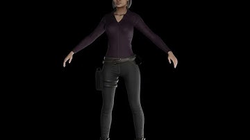 Aria Blake - Game Ready character Demo ||Polycorn Studio#blender #animation #3danimation