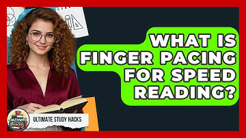 What Is Finger Pacing For Speed Reading? - Ultimate Study Hacks
