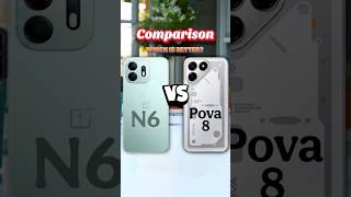 oneplus n6 vs tecno pova 8 #smartphone #tech