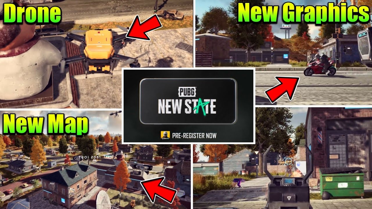 Pubg Mobile New Version "PUBG NEW STATE" Is Coming | Pre Register Now!