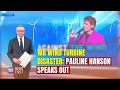 WA Wind Turbine Disaster: Pauline Hanson speaks out