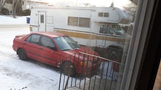 Mazda Protege EXTREME COLD START 2003 Mazda Protege Cold Start