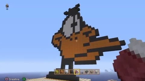 Things to build in Minecraft - Daffy Duck