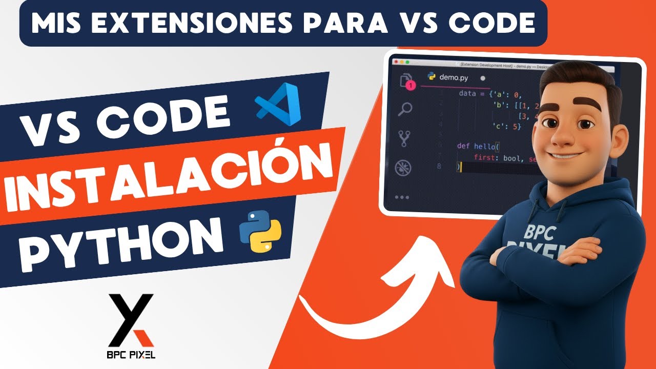 INSTALACIÓN fácil de Python & VS Code | SETUP paso a paso + EXTENSIONES ...