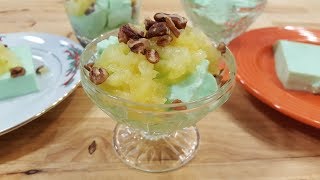 Forgotten Dessert Of The 1950's - Lime Jello Dessert From Phyllis Stokes - The Hillbilly Kitchen