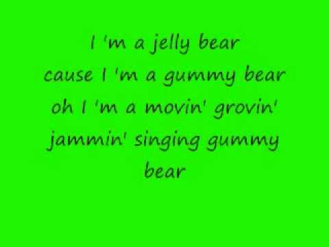 The Gummy Bear Song With Lyrics Gummibär The Gummy Bear