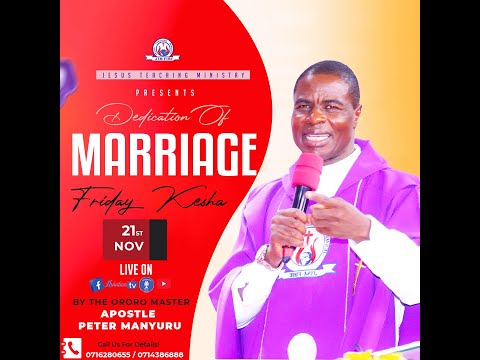 DEDICATION OF MARRIAGES FRIDAY NIGHT KESHA