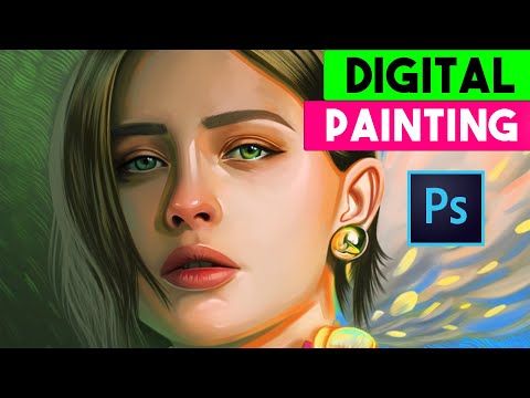 Advanced Color full Digital Painting in Photoshop tutorial