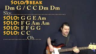 Daniel (Elton John) Bass Guitar Cover Lesson in C with Chords/Lyrics
